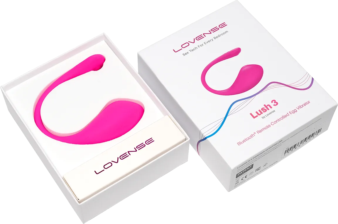 LOVENSE Lush 3.0 Sound Activated Camming Vibrator - Pink