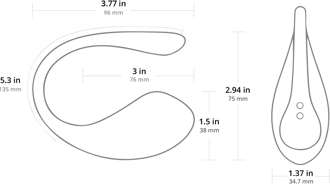 LOVENSE Lush 3.0 Sound Activated Camming Vibrator - Pink