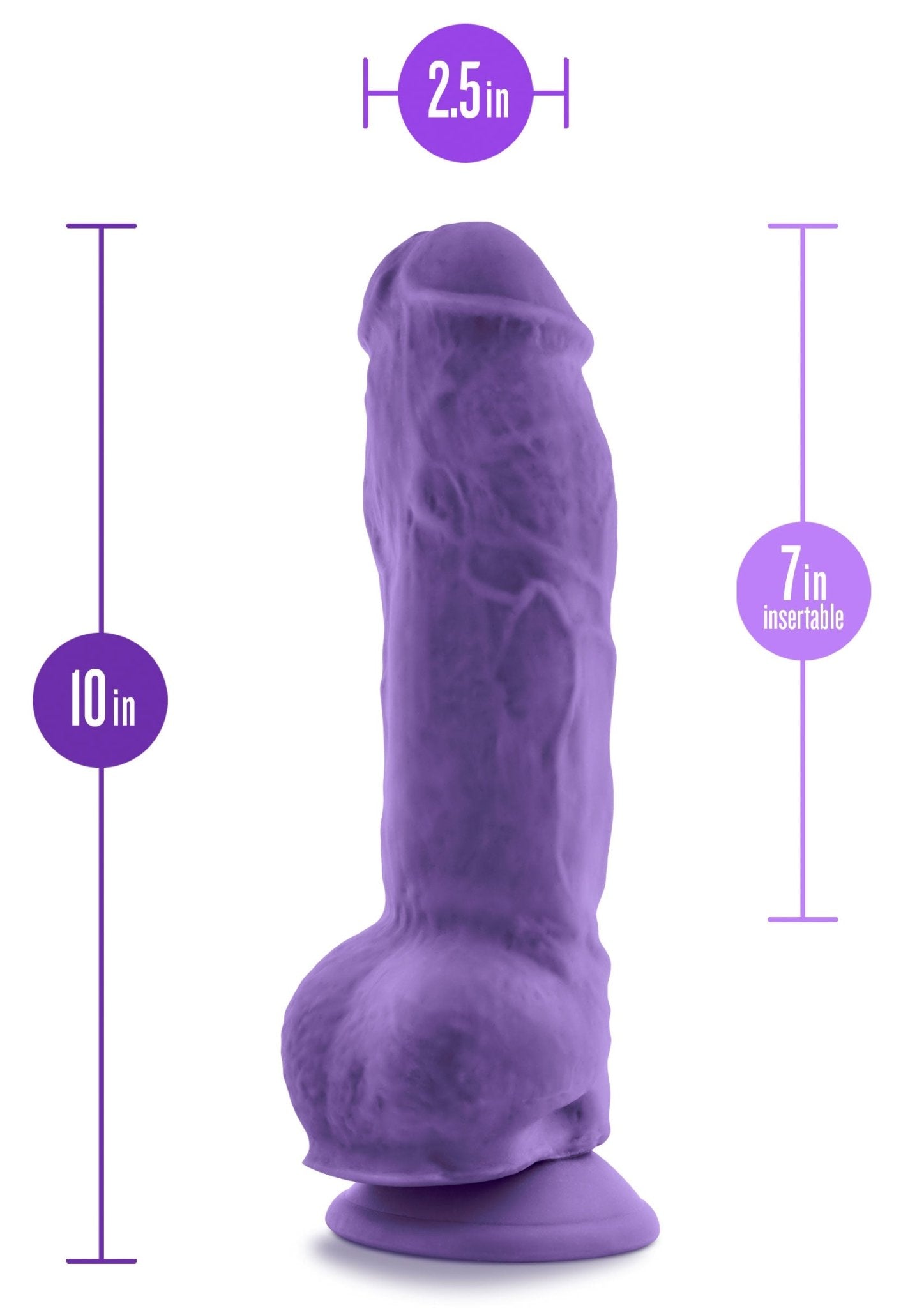 Au Naturel Bold Big Boy 10-Inch Girthy Dildo
