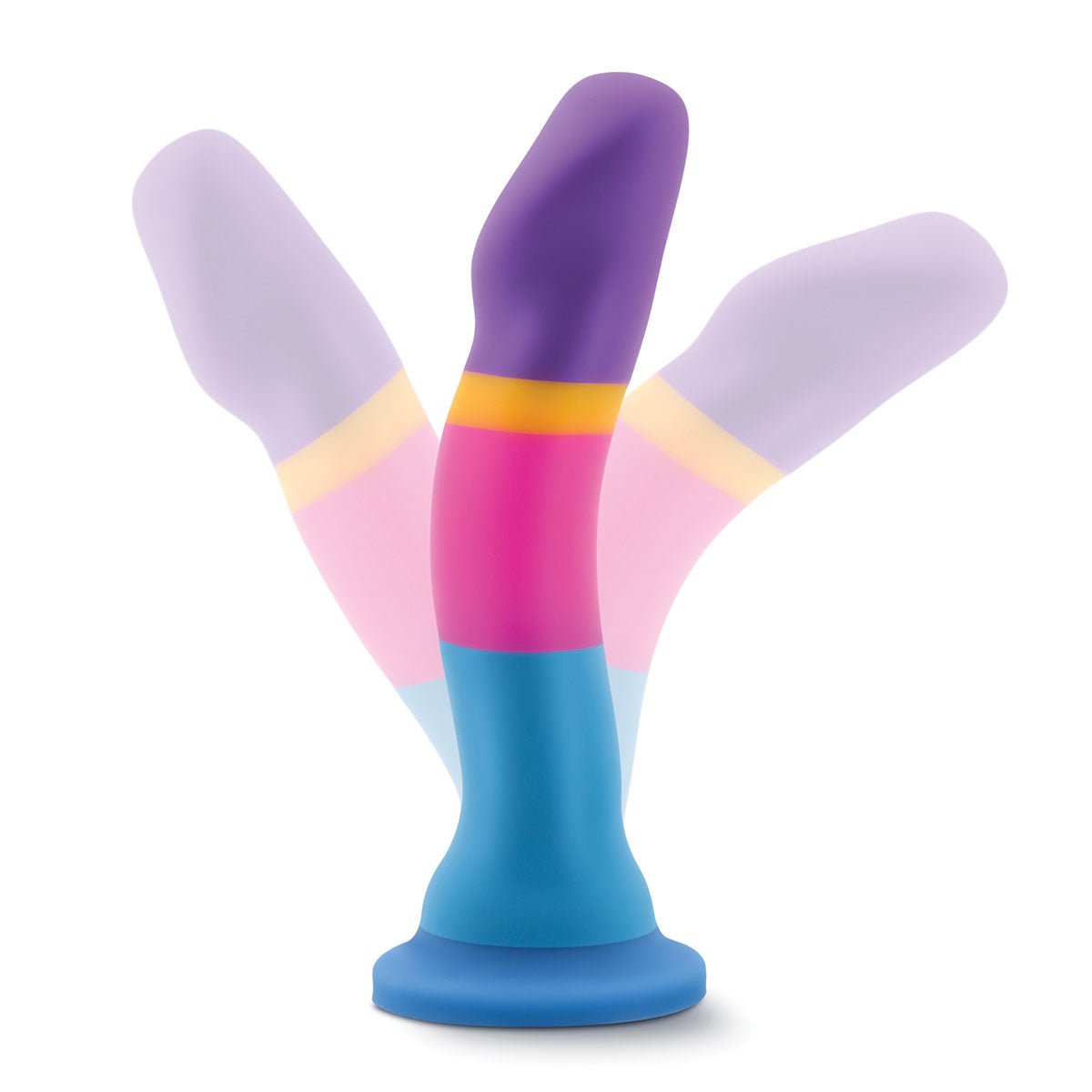 Avant D1 Hot N' Cool Multi-Color Silicone Dildo by Blush