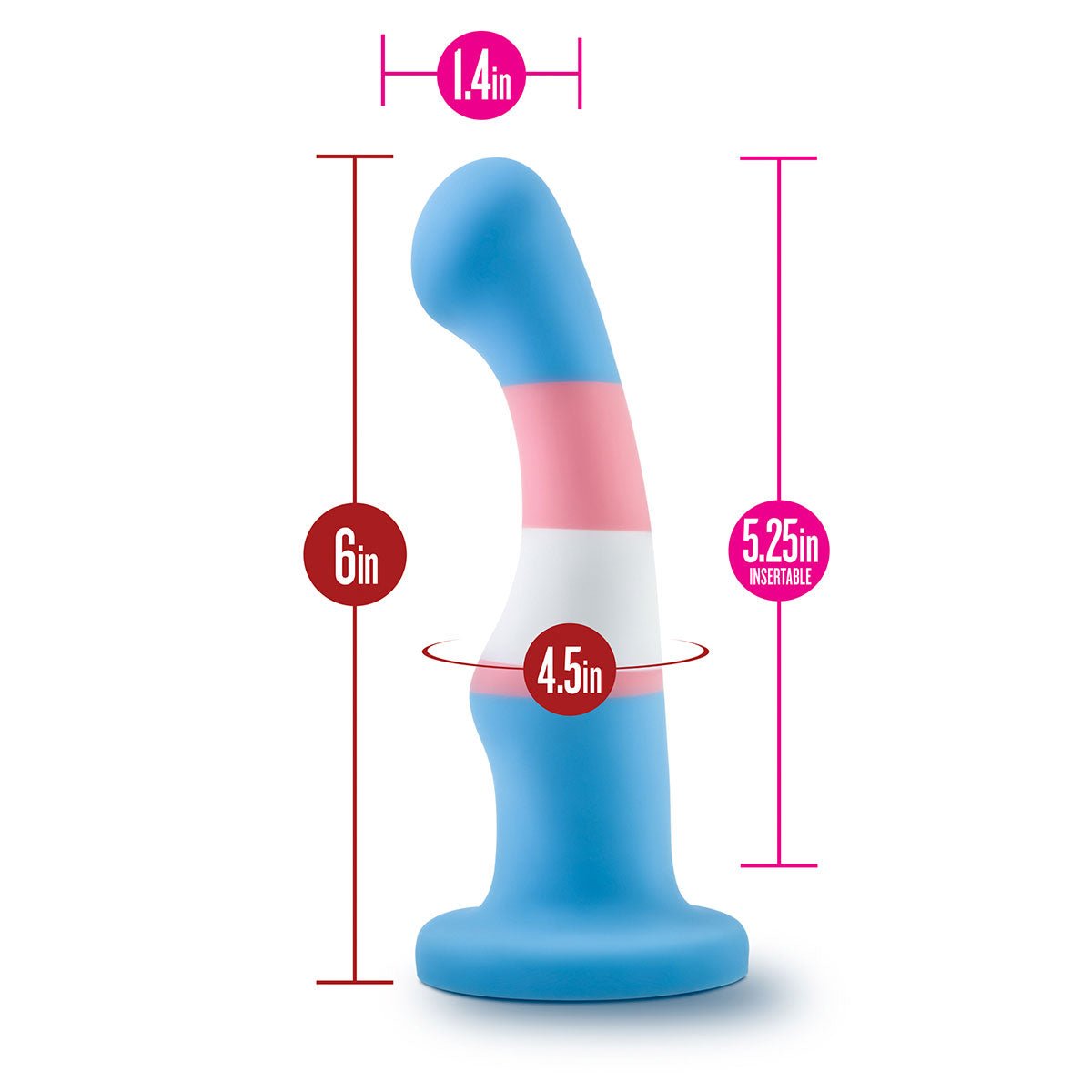Avant Pride P2 True Blue Dildo