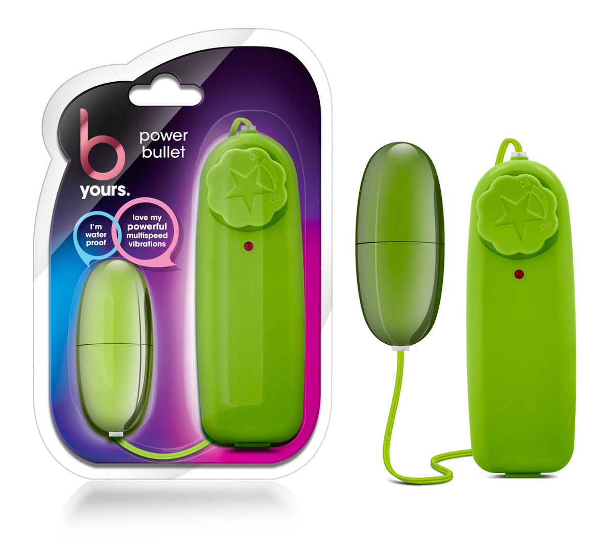 B Yours With Twist Sensation Power Bullet Vibrator - Lime