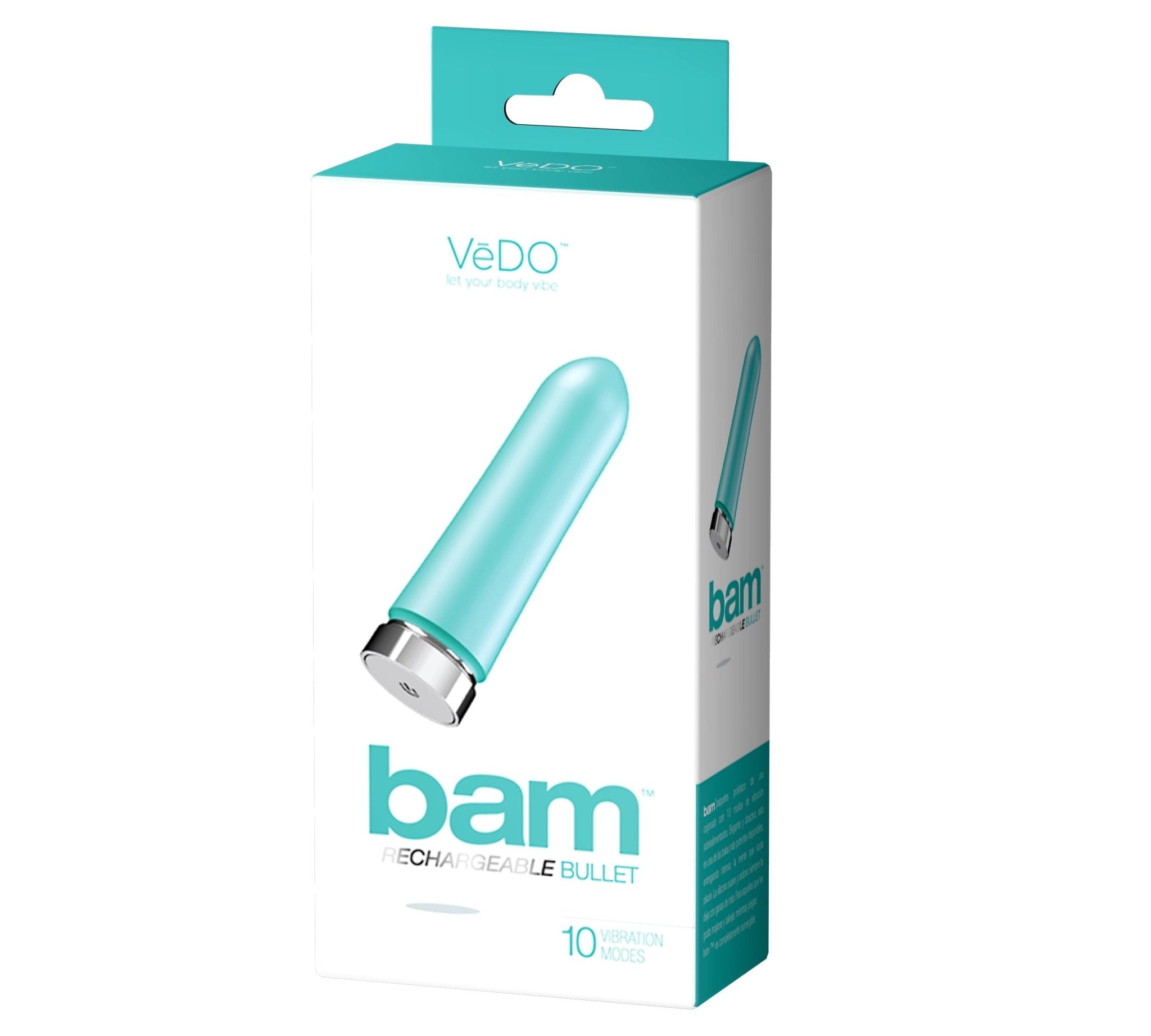 Bam™: Sensational 10-Mode Silicone Bullet Vibrator Indigo