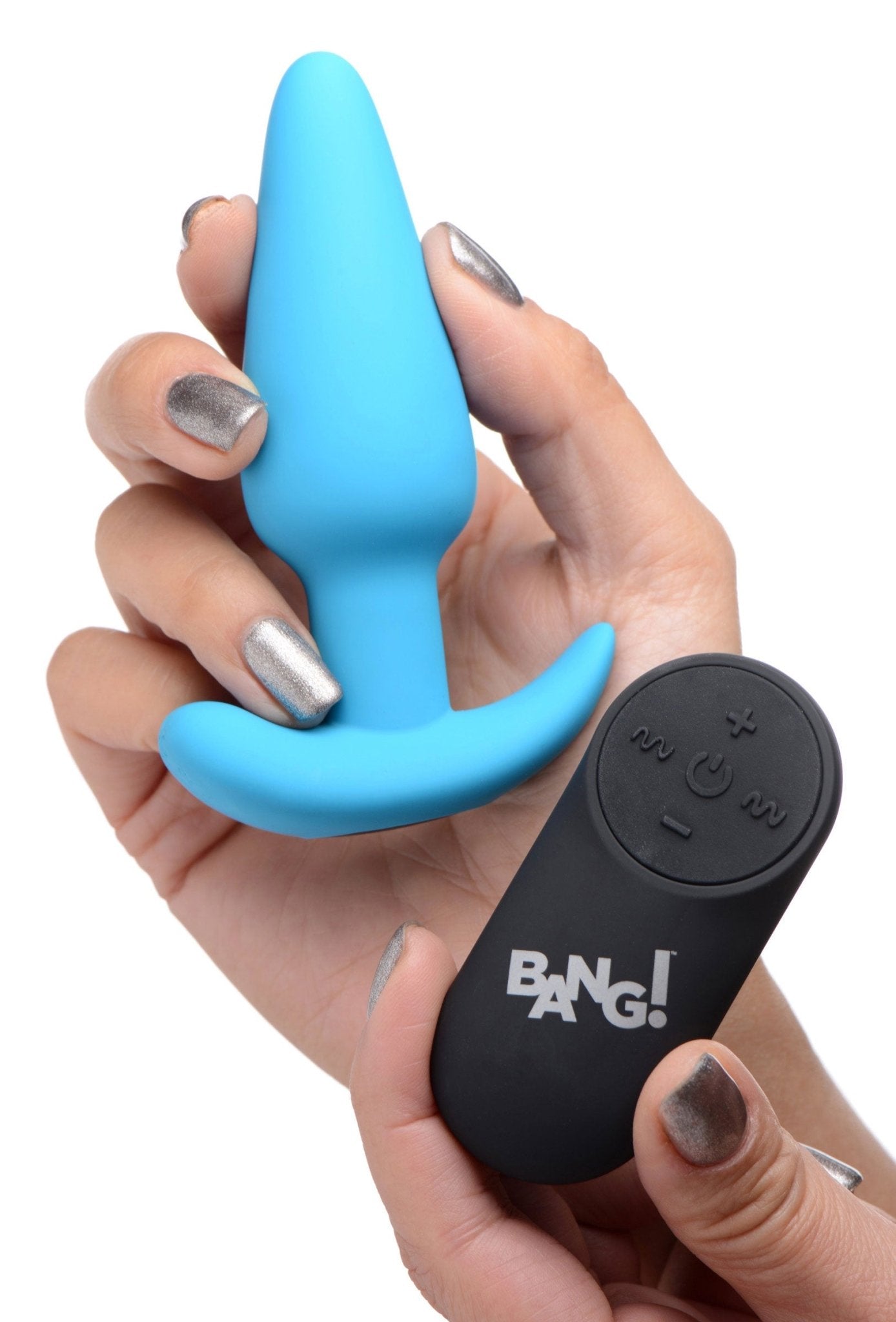 Bang! 21x Vibrating Silicone Butt Plug W/ Remote