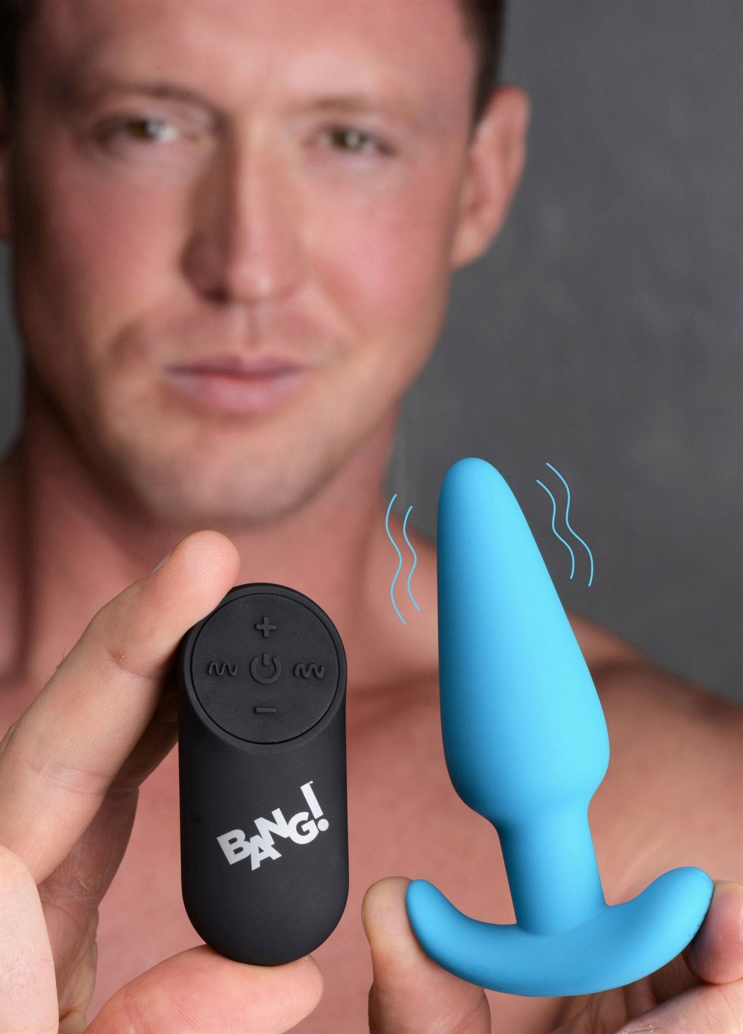 Bang! 21x Vibrating Silicone Butt Plug W/ Remote
