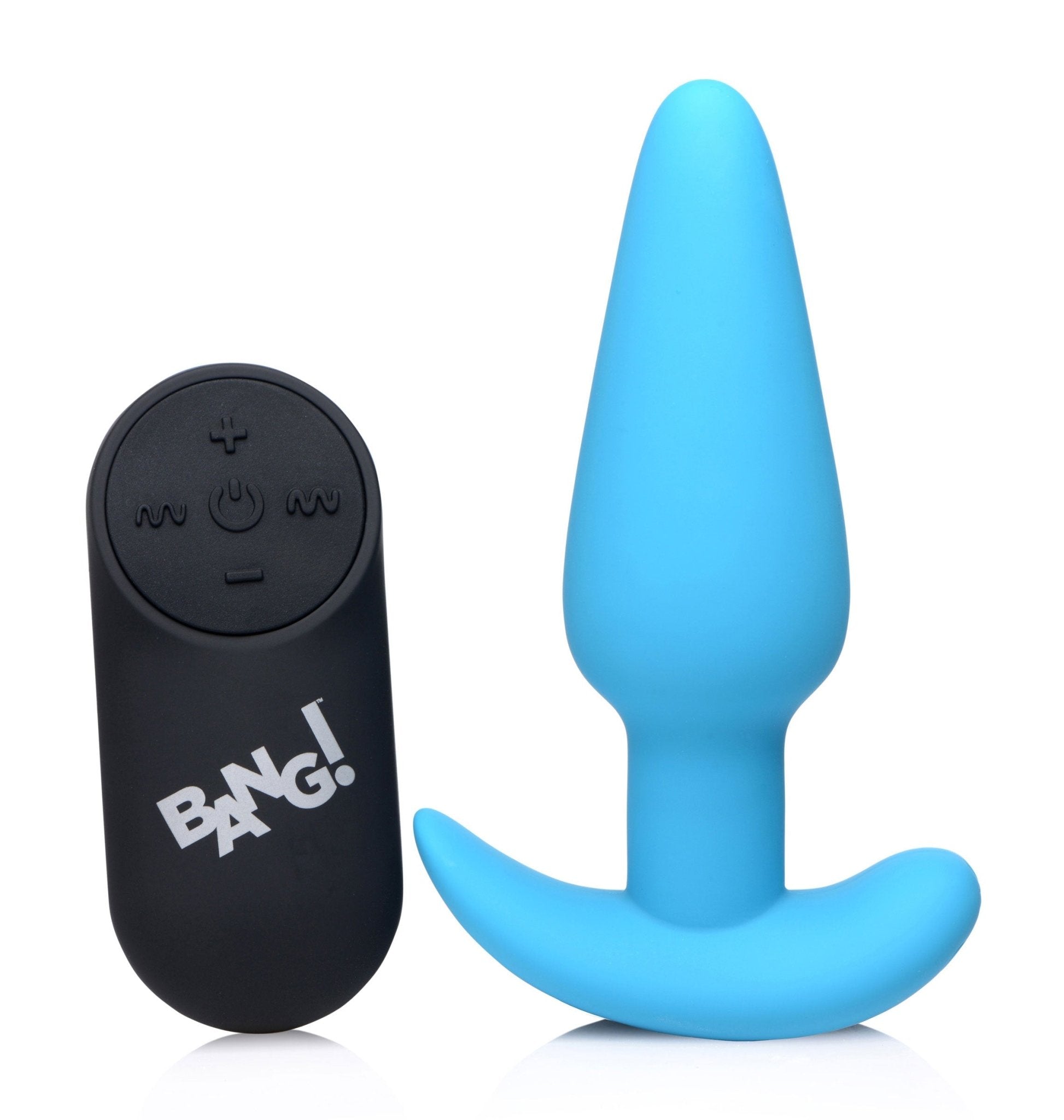 Bang! 21x Vibrating Silicone Butt Plug W/ Remote