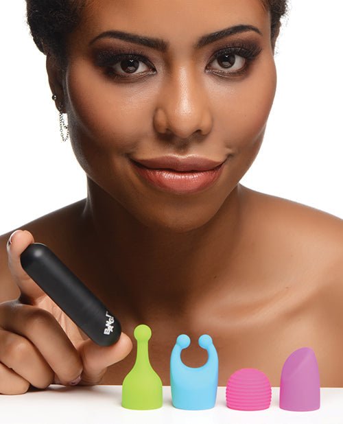 Bang - Rechargeable Bullet Vibrator With 4 Attachments