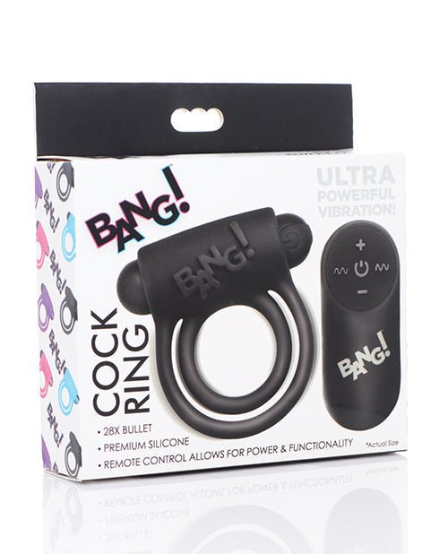 Bang! Vibrating Cock Ring & Bullet W/remote Control | ThatMood Bang! Vibrating Cock Ring & Bullet W/remote Control | ThatMood