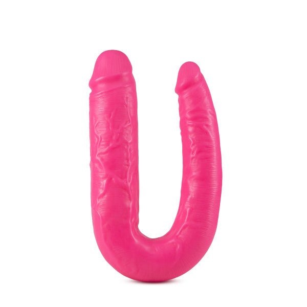 Big As Fuk 18in Double Headed Cock Pink