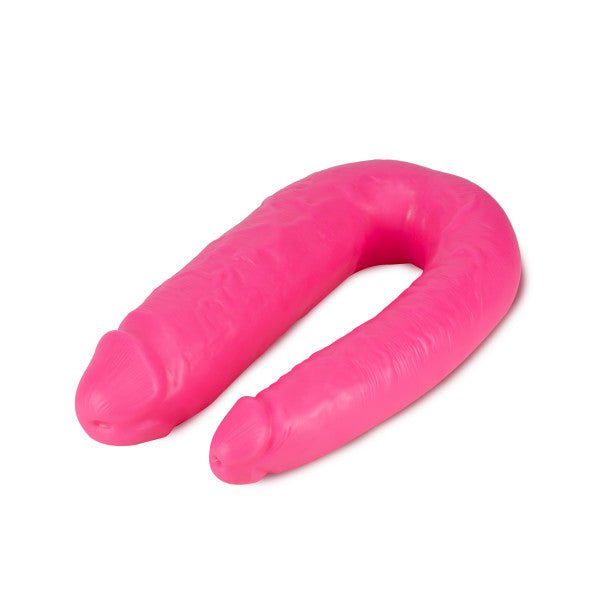Big As Fuk 18in Double Headed Cock Pink