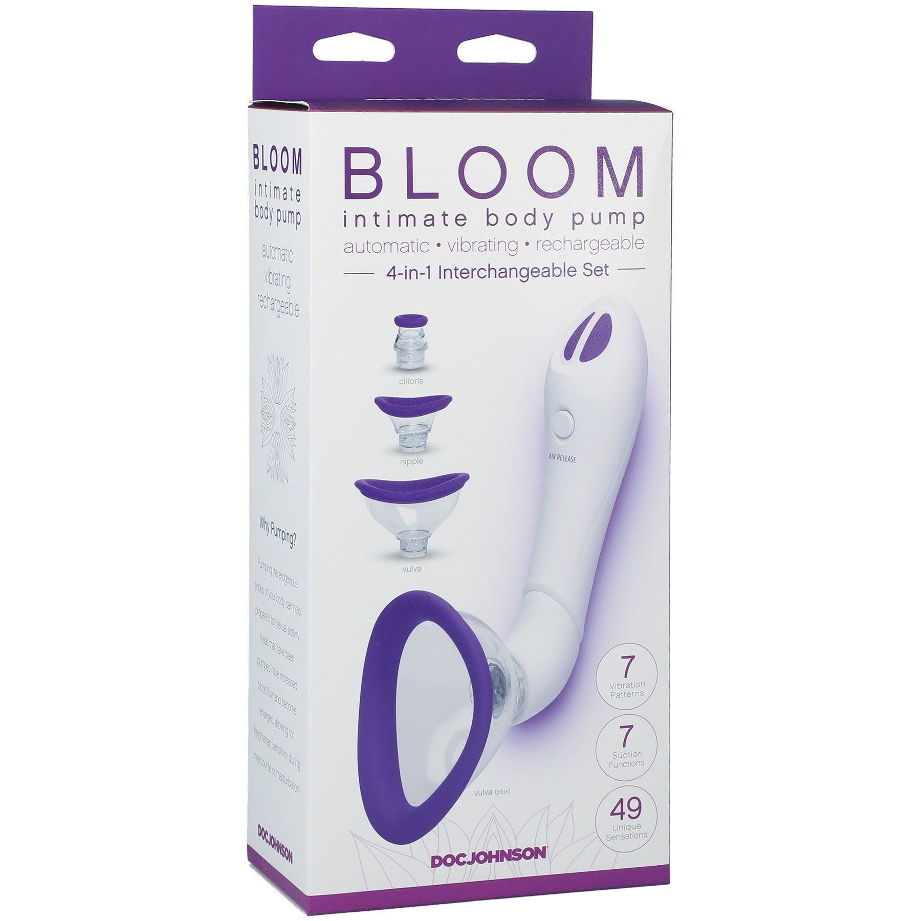 Bloom Intimate Body Pump Purple/white
