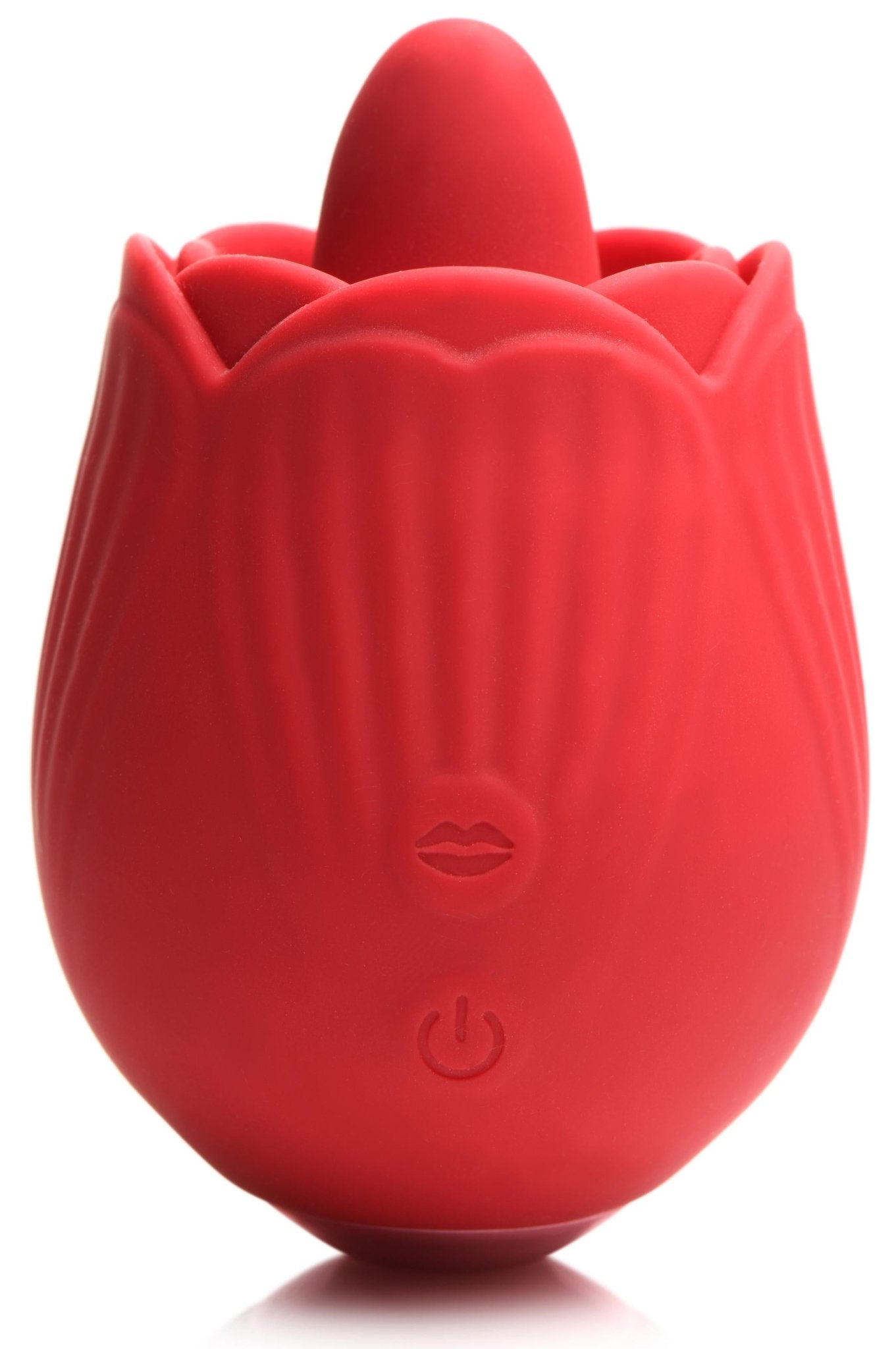 Bloomgasm - French Rose Licking and Vibrating Stimulator - Red