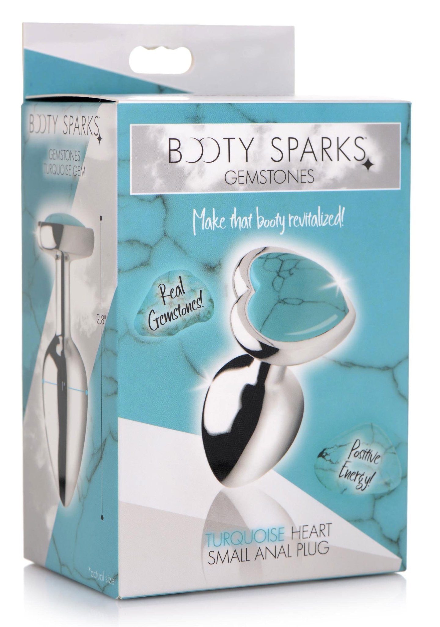 Booty Sparks Gemstones Large Heart Anal Plug