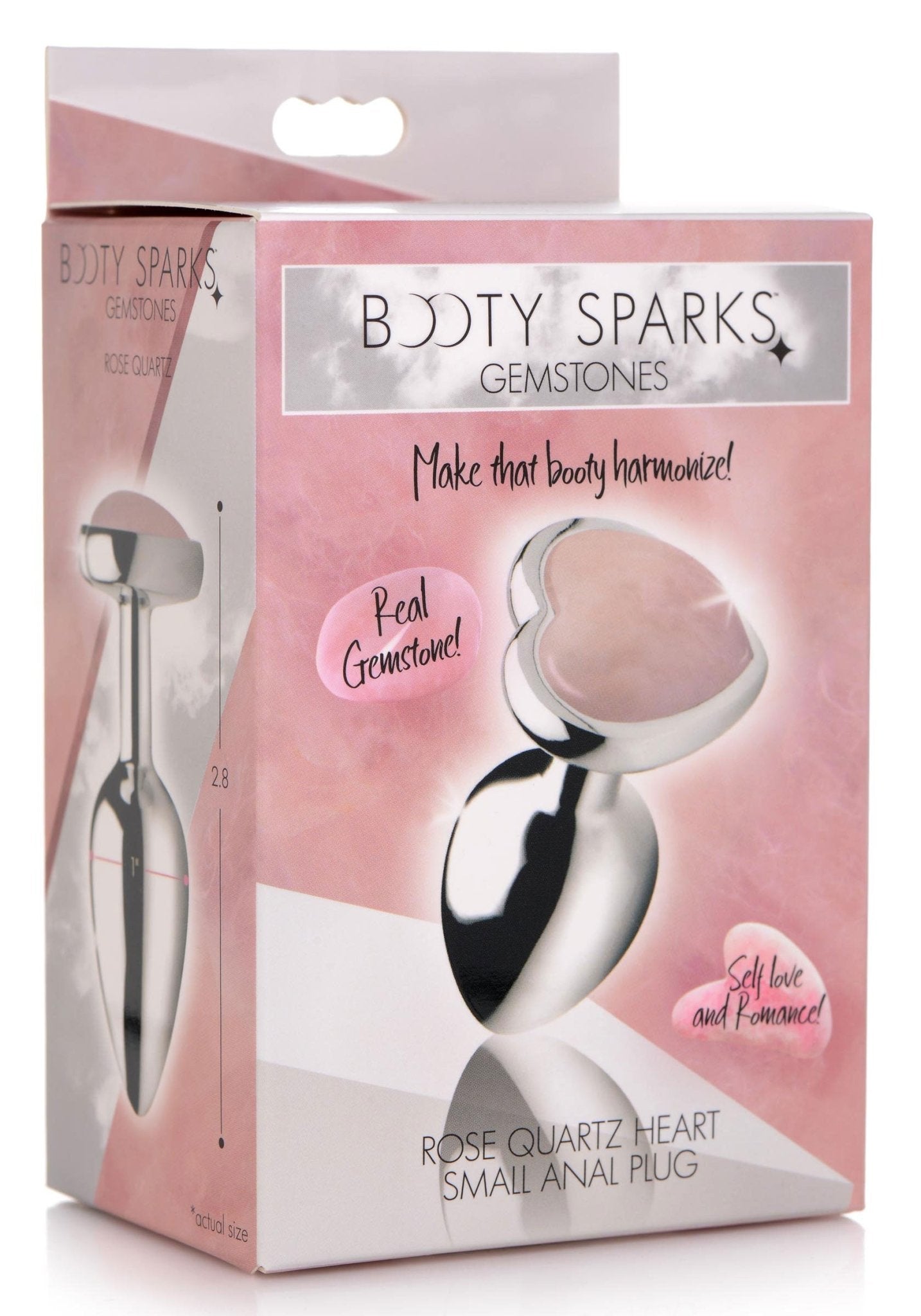 Booty Sparks Gemstones Large Heart Anal Plug