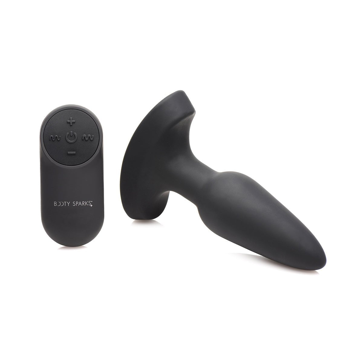 Booty Sparks Laser Heart Anal Plug W/remote