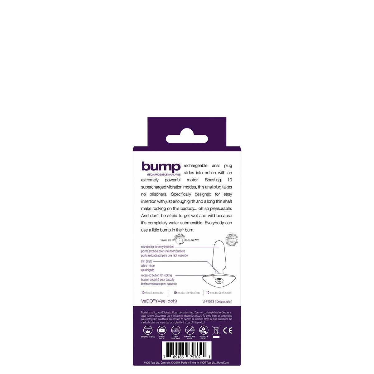 Bump Rechargeable Anal Vibrator