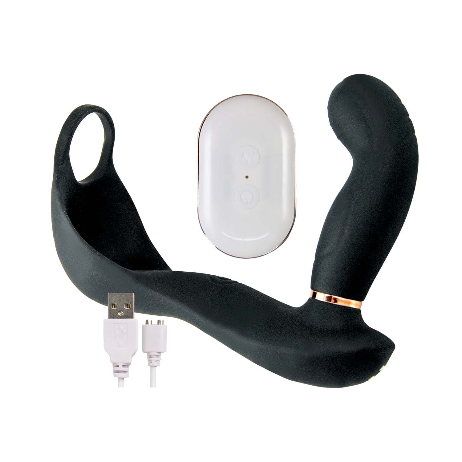 Butts Up Rechargeable P-spot Anal Massager Pro - Black
