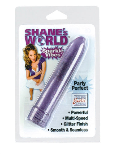 CalExotics Mini Vibrator: Sparkle Vibes Purple