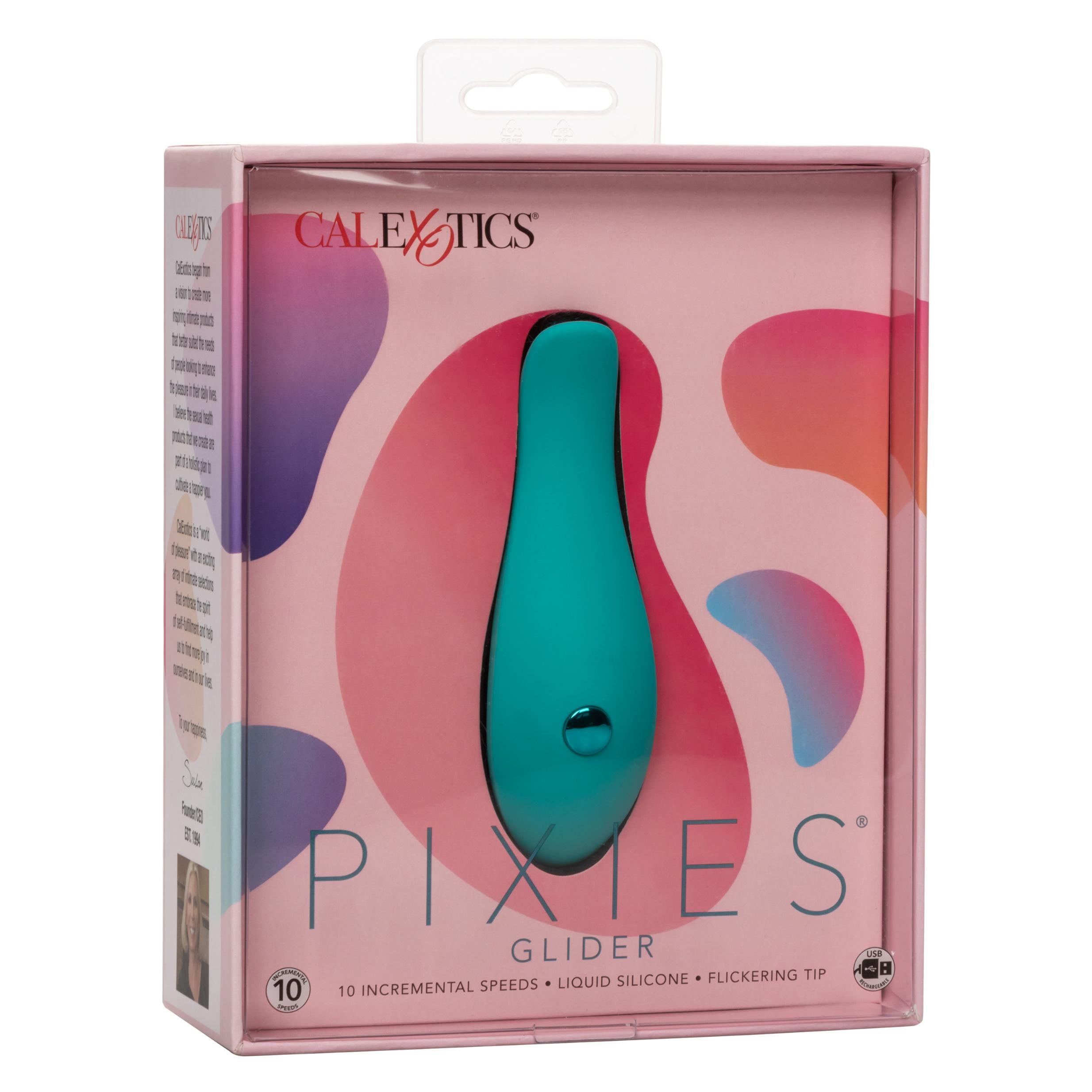 CalExotics Pixies Glider - Teal Clitoral Stimulator