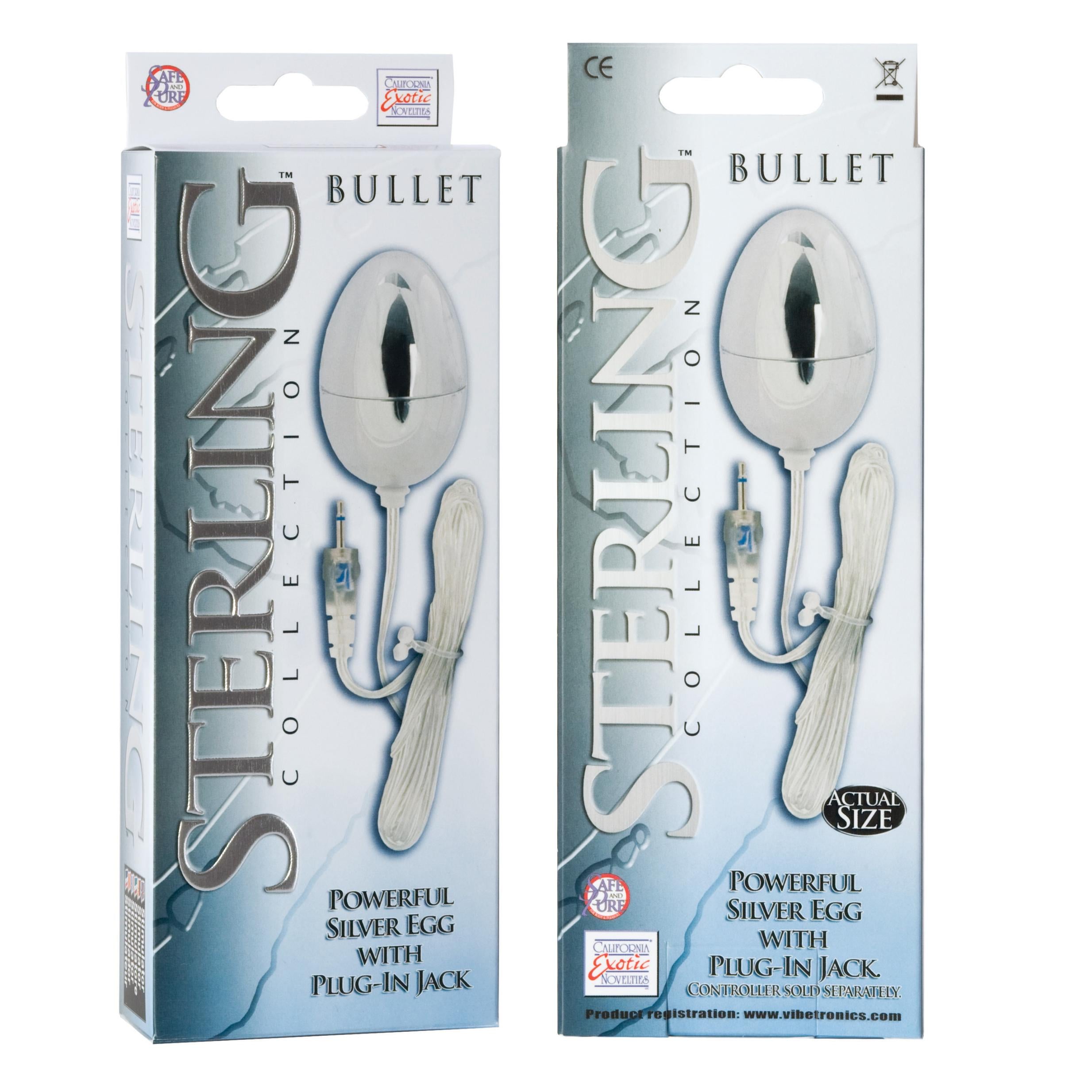 CalExotics Silver Egg Vibrator Sleeve