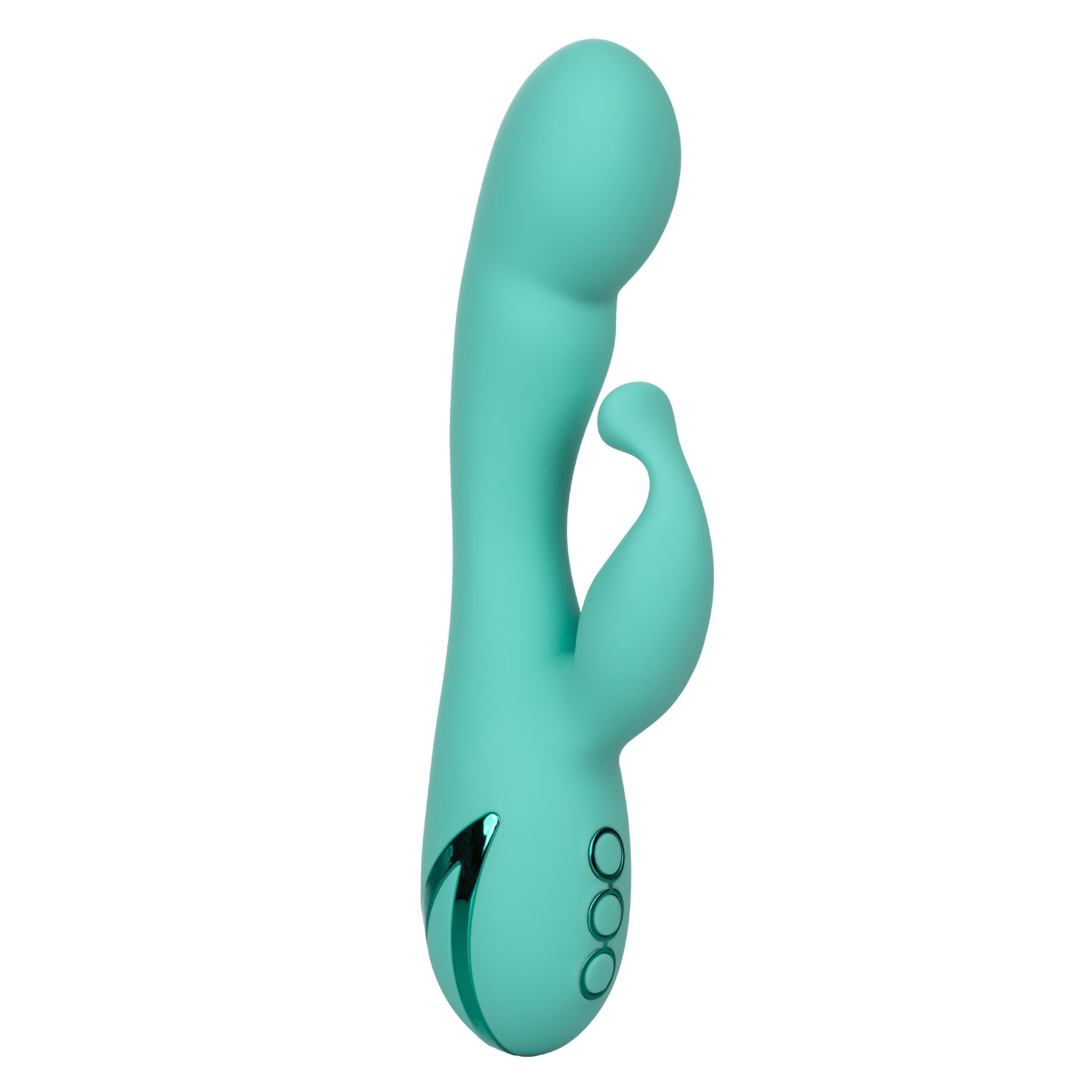 California Dreaming Tahoe Temptation Rabbit Vibrator - Teal