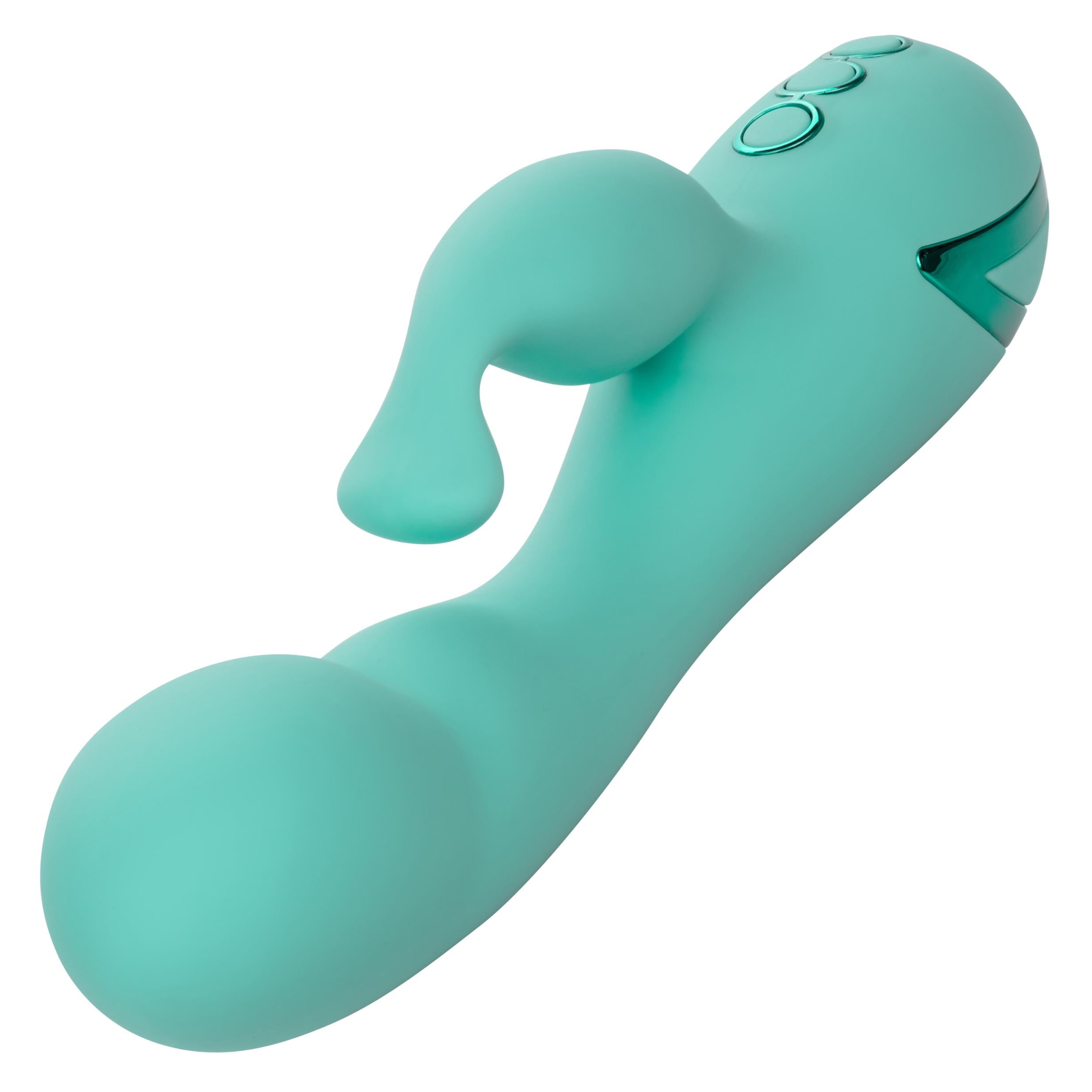 California Dreaming Tahoe Temptation Rabbit Vibrator - Teal
