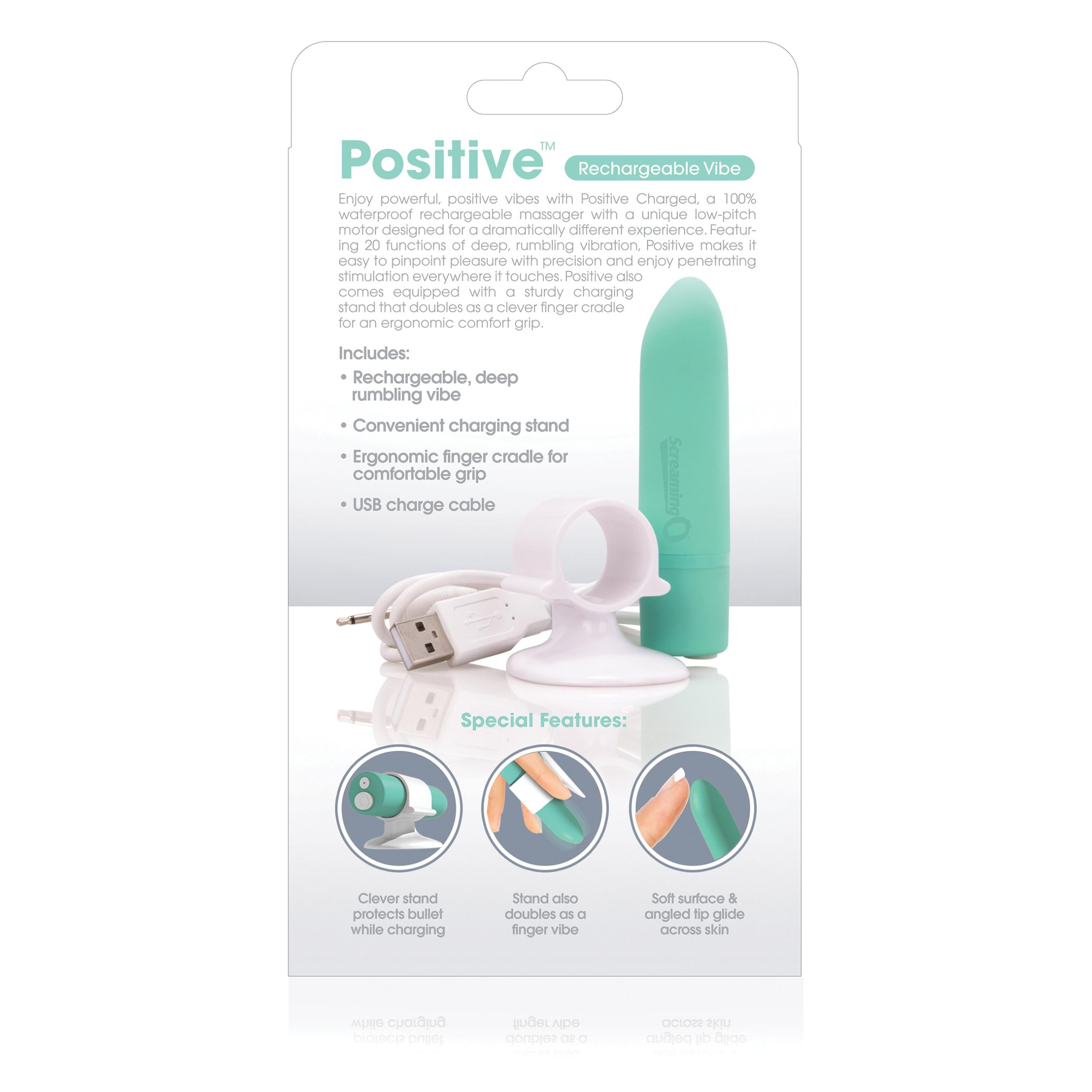 Charged Positive Rechargeable Vibe