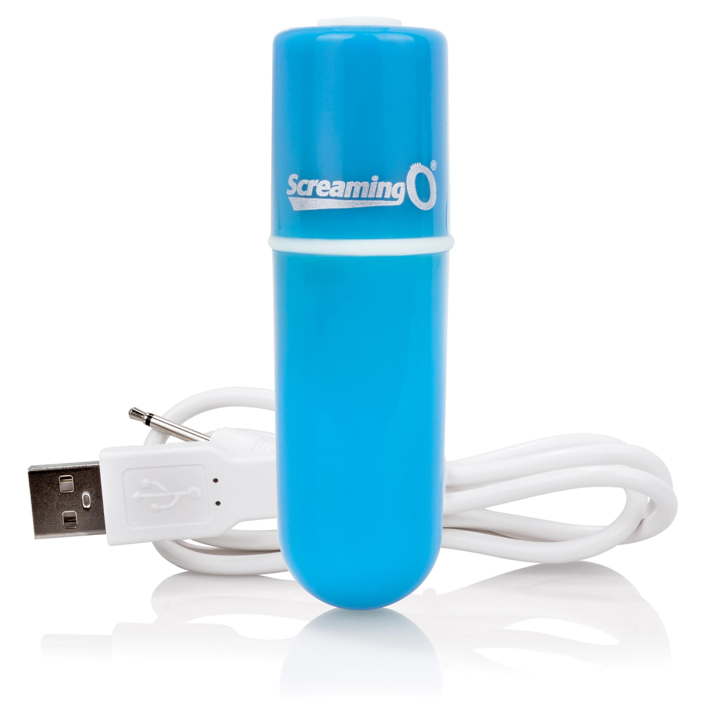 Charged Vooom: The Ultimate Waterproof Bullet Vibe Blue