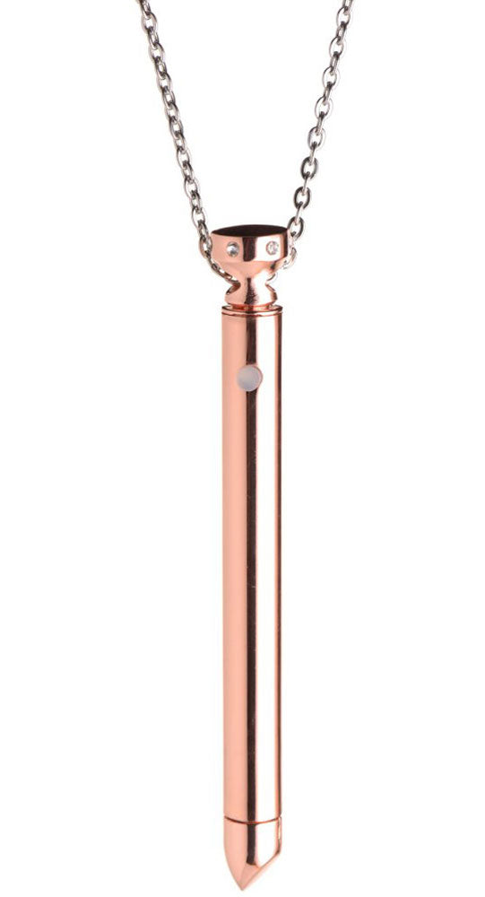 Charmed 7x Vibrating Necklace Rose Gold