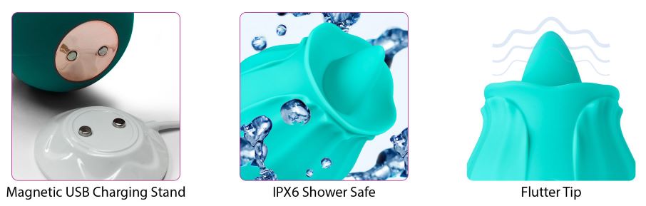 Cloud 9 Flutter Tongue Stimulator - Pleasure Elevated!