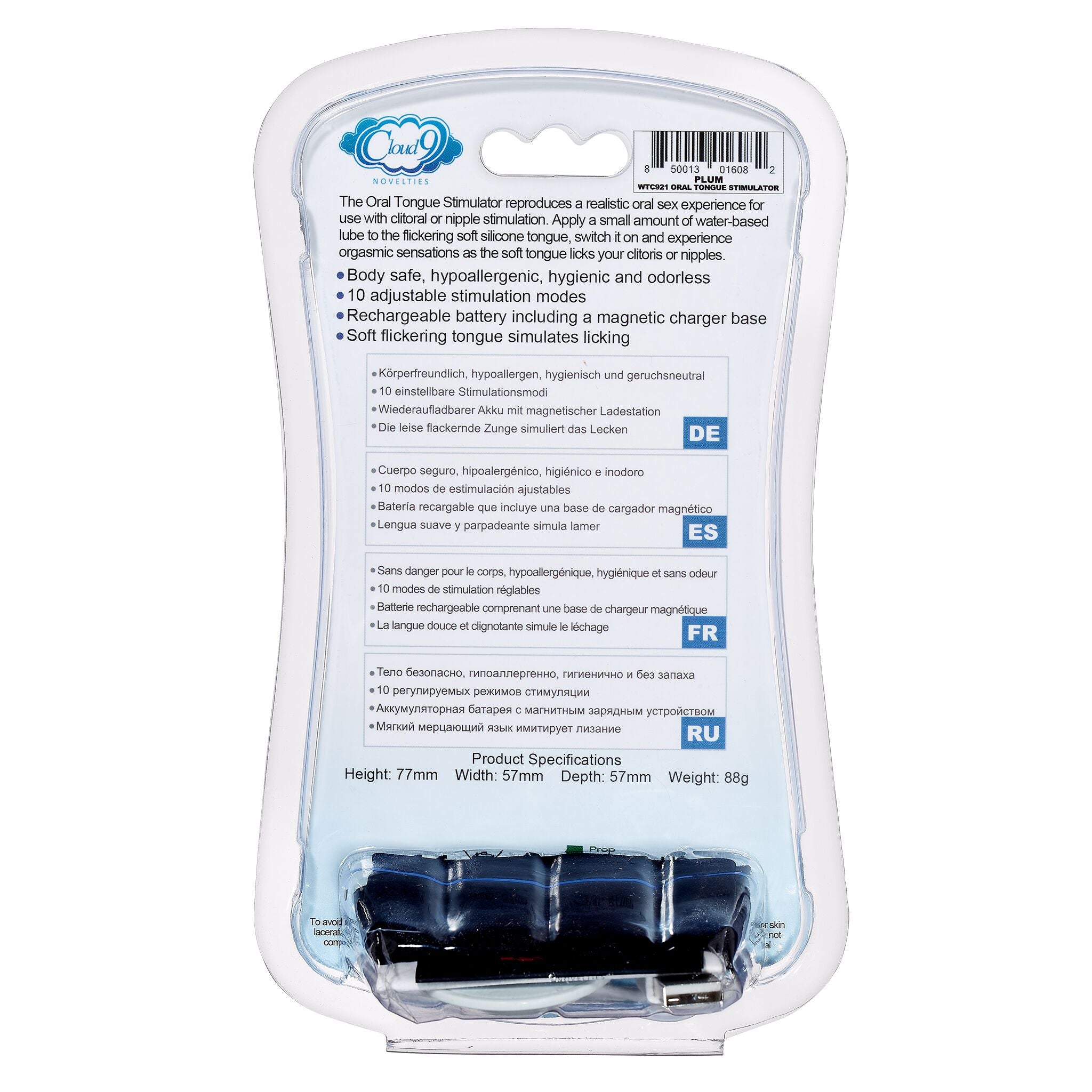 Cloud 9 Flutter Tongue Stimulator - Pleasure Elevated!