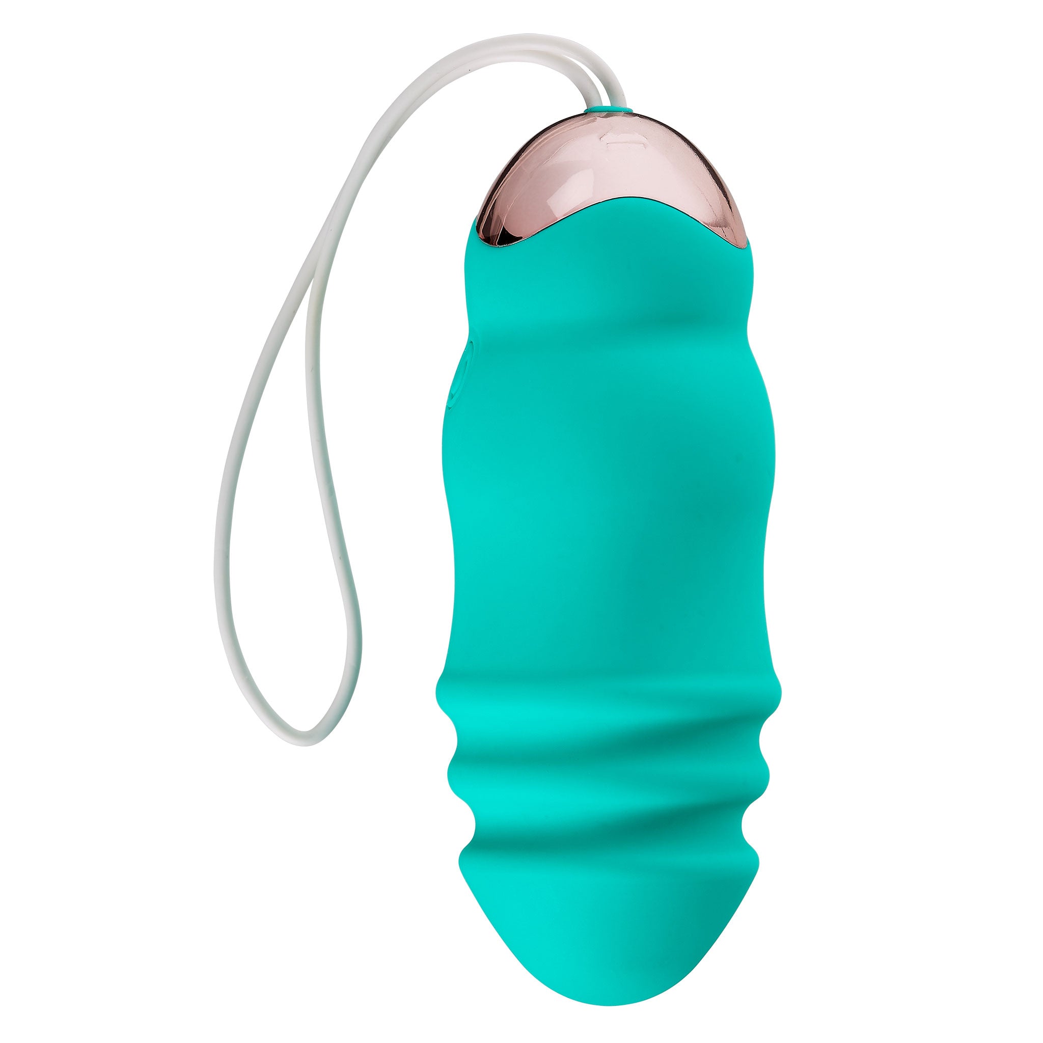 Cloud 9 Health & Wellness Wireless Remote Control Egg W/ Stroking Motion Teal Stroking Motion