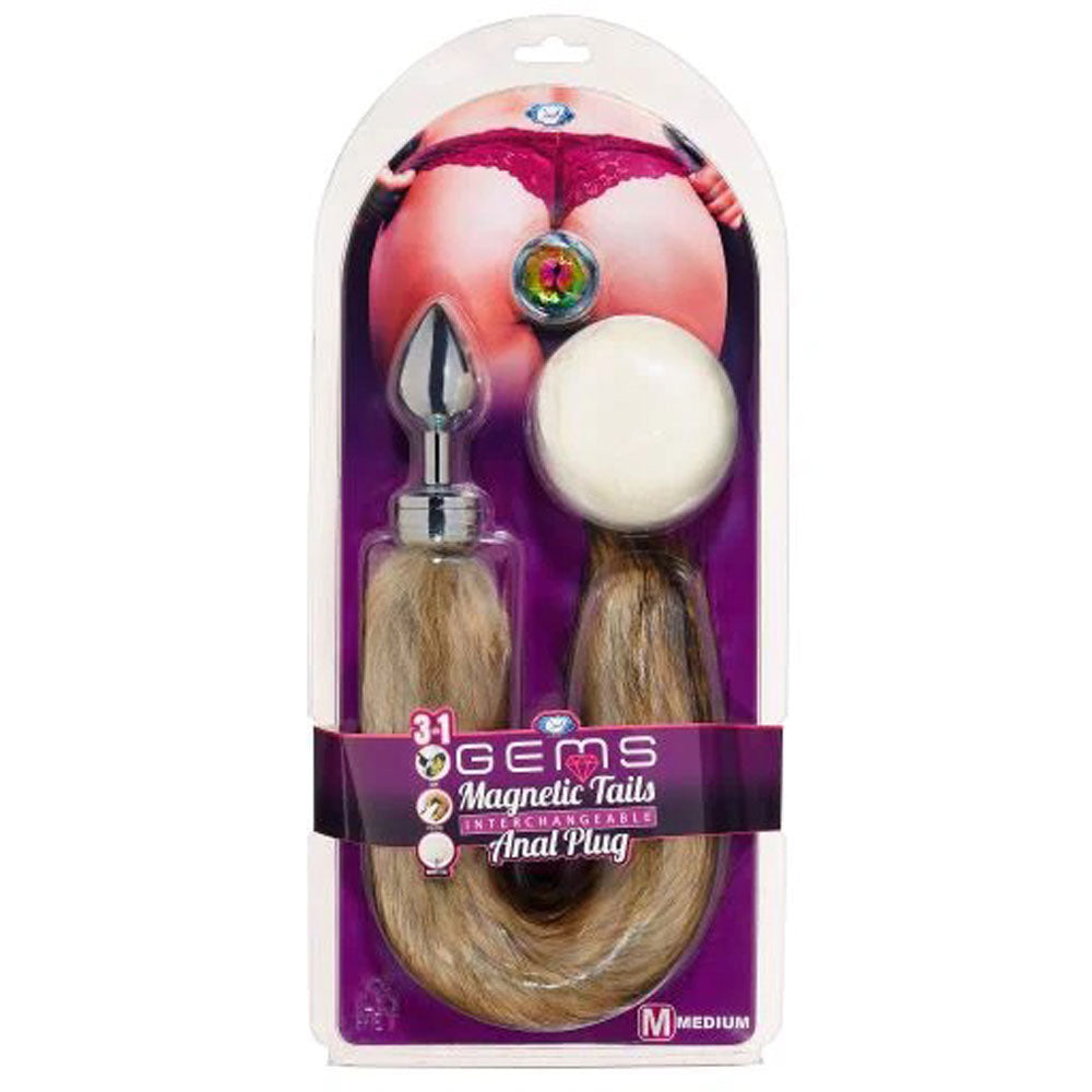Cloud 9 Magnetic Tails Kit Medium Anal Gems Line Medium