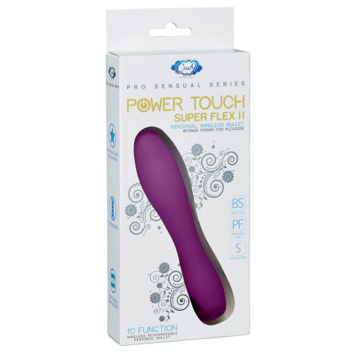 Cloud 9 Pro Sensual Power Touch Super FlexIi Vibrator Plum