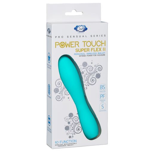 Cloud 9 Pro Sensual Power Touch Super FlexIi Vibrator Teal