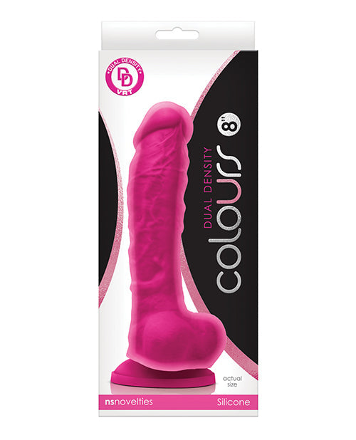 Colours - Dual Density - 8" Dildo