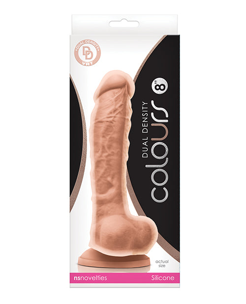 Colours - Dual Density - 8" Dildo
