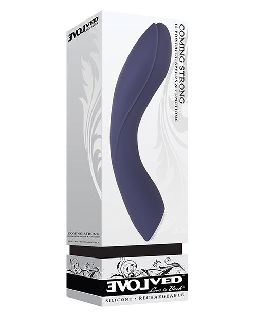 Coming Strong Blue Vibrator - Evolved Novelties