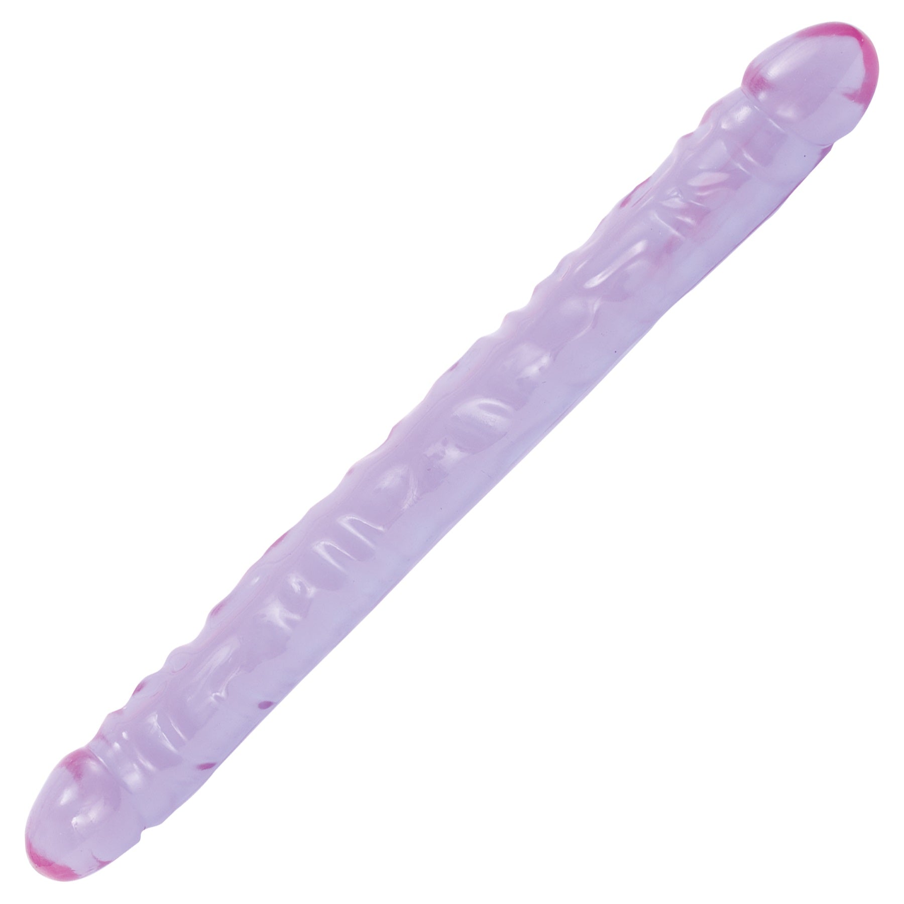 Crystal Jellies 18" Double Dong - Purple Purple