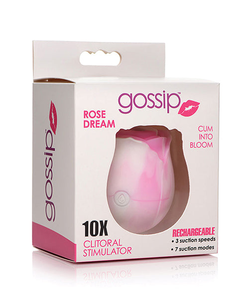 Curve Novelties Gossip Cum Into Bloom Clitoral Vibrator Rose Dream Swirl