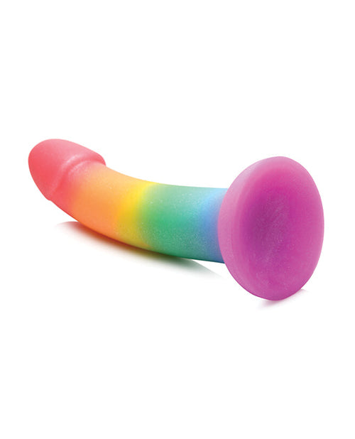 Curve Toys Simply Sweet 6.5" Rainbow Fantasy Dildo
