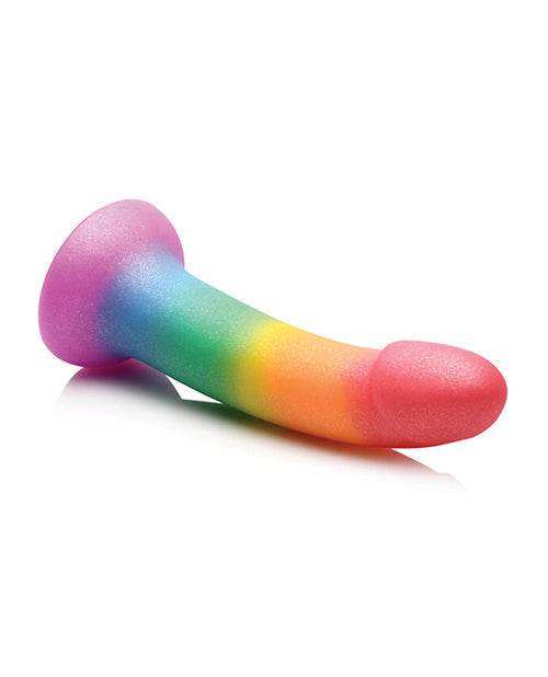 Curve Toys Simply Sweet 6.5" Rainbow Fantasy Dildo
