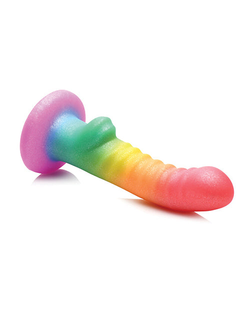 Curve Toys Simply Sweet 6.5" Rainbow Fantasy Dildo