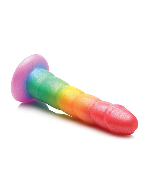 Curve Toys Simply Sweet 6.5" Rainbow Fantasy Dildo