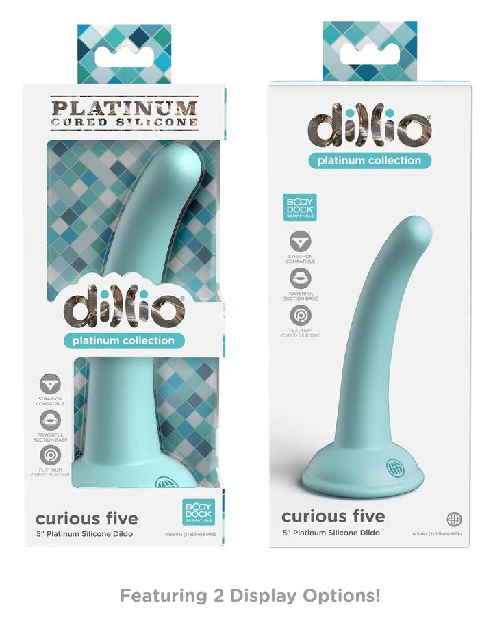 Dillio Platinum - Curious Five 5 Inch Dildo
