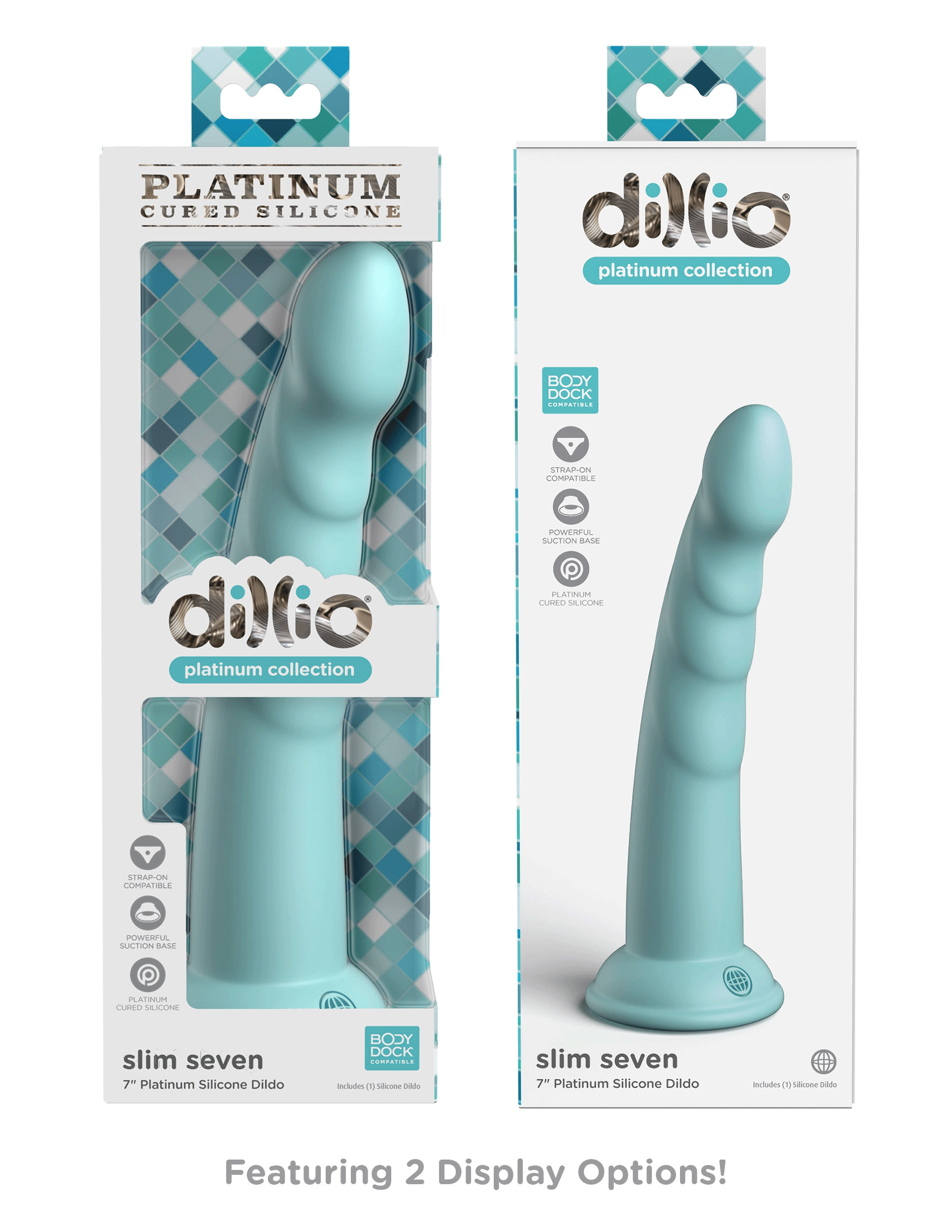 Dillio Platinum - Slim Seven 7 Inch Dildo