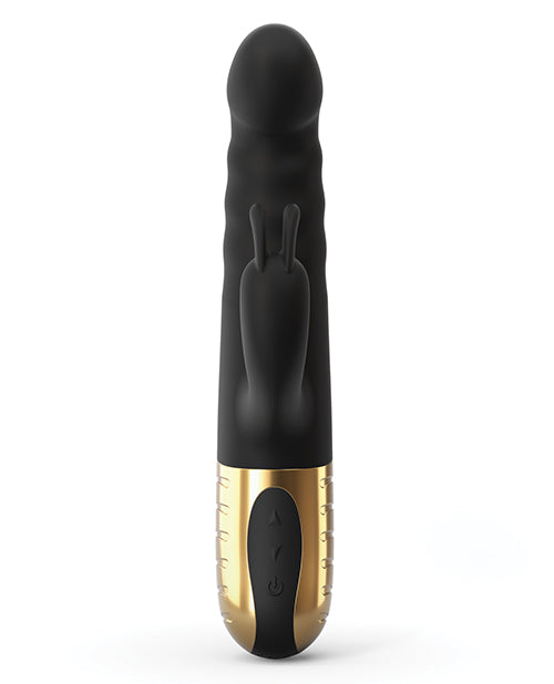 Dorcel G-stormer Thrusting G-Spot Rabbit Vibrator - Black/gold