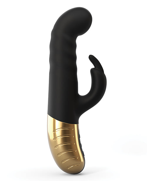 Dorcel G-stormer Thrusting G-Spot Rabbit Vibrator - Black/gold