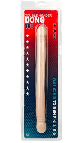Double Header 18" Smooth White