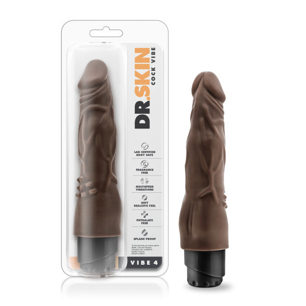 Dr. Skin - Cock Vibrator 4 - 8 Inch Vibrating Cock